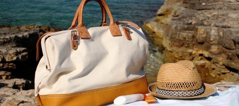 OdyseaCo Sac de plage en toile et sac de piscine – Grand sac de plage pour  femme, sac fourre-tout de plage pour homme et femme – Sac de plage